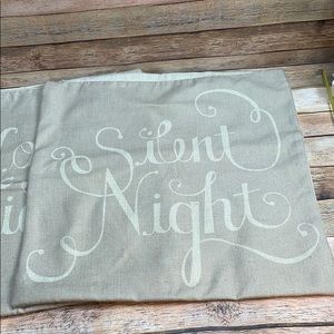 Silent Night Holy Night Accent Pillow Covers